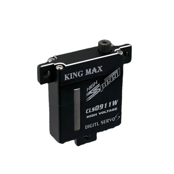 KINGMAX CLS0911W 26g Digital Full Metal Gear Wing Servo High Voltage High Speed Coreless Motor for Fixed-wing RC Airplane Drones